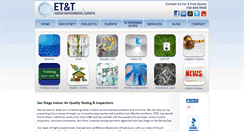 Desktop Screenshot of etandt.com